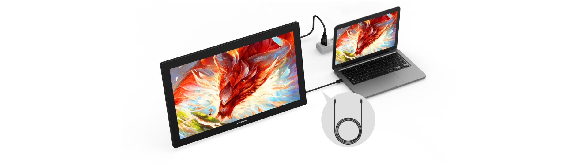 Xp-Pen Artist 24 tablet graficzny z interfejsem USB-c