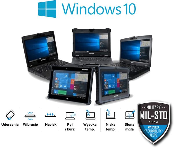 Durabook - certyfikat MIL-STD-810H