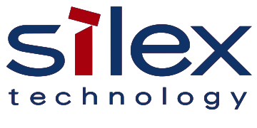 Alstor SDS logo firmy silex technology, litery w kolorze niebieski, litera I jest w kolorze czerwonym